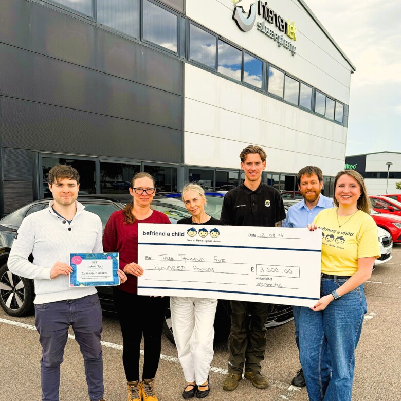 £3,500 donated to local Befriend a Child charity after team fundraising at the Aberdeen Kiltwalk